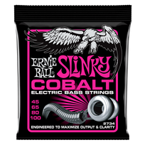 Stygos bosinei gitarai Ernie Ball 45 - 100 (Super Slinky Cobalt)