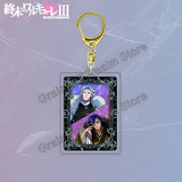Record of Ragnarok Acrylic Standee &Keychain - Qin Shi Huang & Hades Throne Ver. Figure - Anime Ornament Bag Charm Gift for fans 6-15 cm black