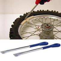 Versatile 2pcs Core Tool Ct108 Spoon Type Tire Iron Set For Motorcycle And Bicycle Use black