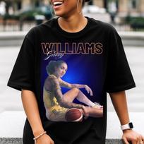 WNBA Gabby Williams Graphic T-Shirt and kids tshirt: Basketball Fan Unisex Softstyle Tee S black