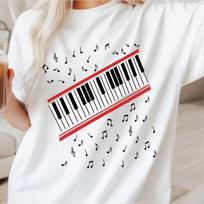 Michael-J Beat It Fortepijono Klavišai Marškinėliai Pop Muzikos Karalius Marškinėliai 2026 Mados MJ Gerbėjų Drabužiai Vasariniai Trumpomis Rankovėmis Marškinėliai Drabužiai M white