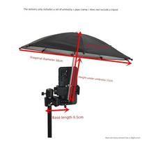 Trikojis Skėtis nuo saulės Lauko Stabilizatorius (Gimbal) Telefonui Apsauga nuo saulės Skėtis Kamera Fotografija Išorinis tvirtinamas Skėtis nuo saulės ir lietaus 38cm / 45cm juoda