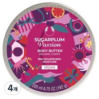 The Body Shop Cukrinio slyvo aistra kūno sviestas 4 vnt. 200 ml pink