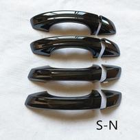 For SEAT Leon Cupra 5F FR MK3 2014 2015 2016 2017  Accessories Door Handle Cover Trim Plastic Gloss S-2 black