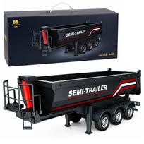 RC 1509 savivartis priekaba Scania 1501 modeliui, 1:18, su LED apšvietimu