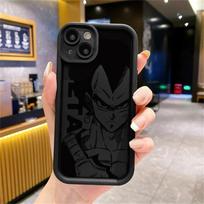 Dragon Ball Goku VS Vegeta Phone Case for iPhone 13 12 11 Pro Max XS Max 16e 17 Air 15 16 14 Plus XR Soft Shell iPhone 12 Pro Max gray
