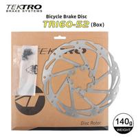TEKTRO TR140/TR160/TR180/TR203 Multi-sided Directional Disc Brake Rotor 6-Bolt for Mountain Bike Road Bike Bicycle Parts TR140-22 white