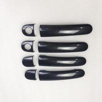 For VW Passat B5 Golf Mk4 Polo Jetta Skoda carbon Door Handle Cover Catch Trim Molding Bezel Cap Garnish Decoration 1K gray