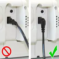 GoodConnections Euro maitinimo kabelis, Europlug į IEC C7 (figure-8), abu jungtys 90° kampu, baltas, 1,5 m (1550-ZW015W)