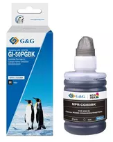 G&G rašalo papildymo buteliukas Canon GI-50 PGBK juodas pigmentinis rašalas 140ml (19382)