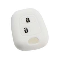 Silica Gel Car 2 Buttons Remote Key Case Holder Cover Protector for Peugeot 106 107 206 207 307 408 Silicon Key Accessories black key case black