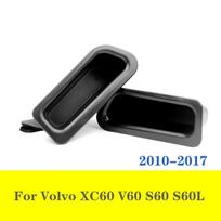 Automobilio stilius Volvo s60 v60 xc60 daiktadėžės durų rankena Porankių dėžė smėlio spalvos juoda Priekinės durys+galinės durys Apdailos dėžė 2010-2017 m. back door