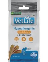FARMINA  VET LIFE HYPOALLERGENIC Fish&Potato ADULT MINI skanėstas šunims, 60 g