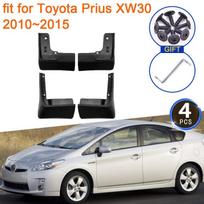 For Toyota Prius XW30 2010 2011 2012 2013 2014 2015 Mud Flaps Splash Fender Guard Mudflap Front Rear Wheels 4Pcs Car Accessories black