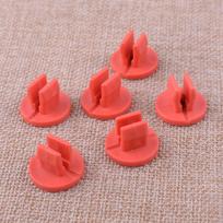 W702438S300 1 Set 19.2 mm Red Under-Body Center Shield Retainer Nut Nylon HN1 Fit for Ford Edge Escape red
