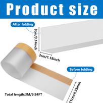 3-meter Dustproof Stopper Adhesive Strap Bed Bottom Strip Baffle Avoid Sliding Under Couch Sofa Toy Blocker Bumper juoda