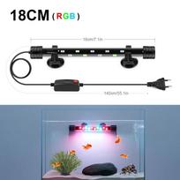 New 220V Aquarium LED Lighting Waterproof 18-48cm Plant Grow Light EU Plug Multi-color Light Tube Fish Tank Decor (as the picture,CN Plug) gray