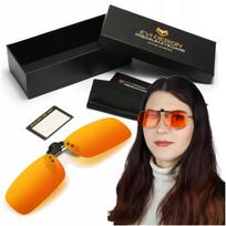 Uždedami akiniai EVI su mėlynos šviesos filtru kompiuteriui, 135 mm