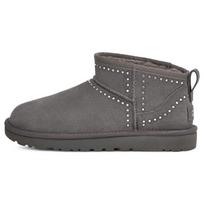 UGG Classic Ultra Mini Bling 'Dark Grey' Women's 1119871-CHRC 36 gray