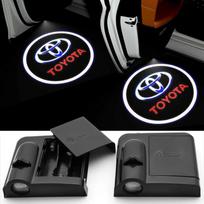 LED Automobilio Logotipo Durų Pasitikimo Šviesa Lazerinis Projektorius Logotipo Vaiduoklio Šešėlio Šviesa Toyota Camry Yaris Hilux Prius Avensis Auris Corolla QL7 gray