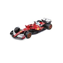 Bburago 2025 Model Signature Series F1 Bburago Scuderia Ferrari Charles Leclerc 2025 Seasonal Car Race Sports Car Miniature Diecast Car Finished black