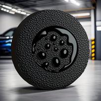 Waterproof Polyester Spare Tire Cover Protector for Jeep SUV Truck Universal Fit 14inch gray