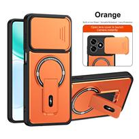 Honor 600 Lite/Pro Magnetic Stand Case with Full Lens Coverage Honor 600 Pro International violetinė