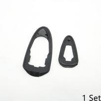 Išorinės durelių rankenos guminio dangtelio tarpiklio apdaila, skirta BMW MINI Cooper S R50 R52 R53 R55 R56 R57 R58 R59 R60 1 Set Rubber Cover gray