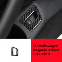 Volkswagen VW Magotan Arteon prietaisų skydelio centro valdymo skydelio dangtelis iš anglies pluošto automobilio salono lipdukų B black