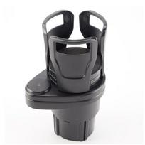 Drink Holder In Car All Purpose Car Cup Holder 2 IN 1 Multifunctional Vehicle-mounted Stand Water Cup Drink Bottle Carbon Black black