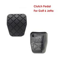 Manual Brake Clutch Pedal Rubber Sleeve Non-Slip Mat 1K0721173 1K0721174 For Jette Passat Tiguan Golf 6 MK6 Superb For Octavia 1pcs Clutch Pedal black