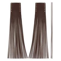 Motorcycle Hand Grips Cover Leather Tassel Fringe Handlebar Covers 22mm 25mm for Indian Chief Classic Chopper Bobber universal juoda