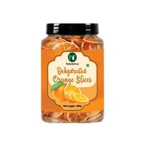 NatureOnus Dried Orange Slices, Ready to Eat 300Gms | Premium Dehydrated Orange Slices for Eating black
