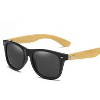 Luxury Business Non-polarized Sunglasses Men Women Round Frame UV400 Sports Sun Glasses Vintage Wooden Bamboo Anti-glare Eyewear AS PICTURE