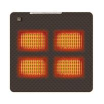 Lauko USB Šildoma Miegojimo Kilimėlis 4/5 Šildymo Zonos Reguliuojama Temperatūra Elektrinis Šildomas Padas Atsparus Šalčiui Kempingo Palapinės Kilimėlis orange