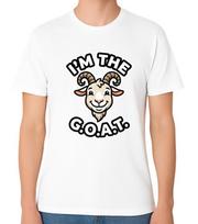 I'm The G.O.A.T T-Shirt Funny Goat Greatest Of All Time Graphic The Best Tee S įvairiaspalvis