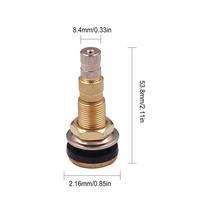Tubeless Valves TR618A Tire Valve Stems Air Liquid Agriculture Valve Stem Tire Tools Tire Stem and Caps Tire Valves for beige
