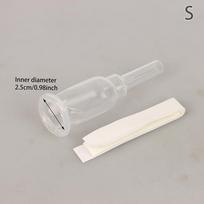 Sterilus patogus medicininis silikoninis vyriškas išorinis kateteris lipnus silikoninis kateteris išorinis dydis S M L M white