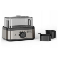Black - Decker juodas+decker Juodas - Decker BXKS4800E 400 W 6-egg egg cooker