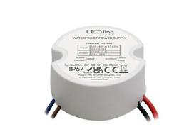 LED maitinimo šaltinis 12V 30W IP67 LITE ⌀50mm x 22mm