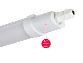 Hermetinis šviestuvas su MW judesio jutikliu TRI-PROOF, 230Vac, 36W, 4320lm, 120cm, IP65, 4000K, LINIX