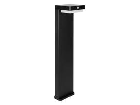 Lauko šviestuvas su saulės panele ir judesio jutikliu SUNTIS, įsmeigiamas, 220lm, 3000K, 2Ah, IP54, USB-C