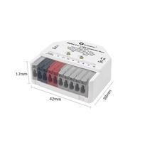 LED valdiklis ZigBee MINI PRO+ RF, 12-24Vdc, 6A/CH, 10A MAX, RGB, RGBW, RGB+CCT, CCT, DIM, PUSH-DIM