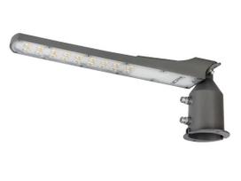 Gatvės šviestuvas su foto rėle LED 230V 50W 5 000lm, 140° x 70° 4000K, pilkas, FLAMINGO, IP65, IK08