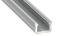 Profilis aliuminis anoduotas LED juostoms SLIM paviršinis, X, 3m LUMINES
