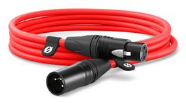 RØDE XLR3M-R garso kabelis 3 m XLR Raudona