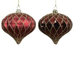 Eglutės žaisliukas Decoris 028455, raudonas, polistirenas
