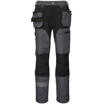 Darbo kelnės Bo Safety Cirius, juoda/pilka, 56 dydis
