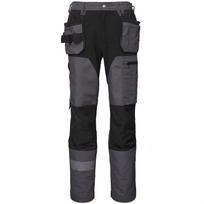Darbo kelnės Bo Safety, juoda/pilka, 48 dydis