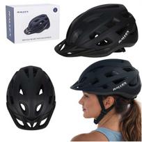 RALLEX dviračio šalmas vyrams, moterims, reguliuojamas, juodas, M, 54-58 cm